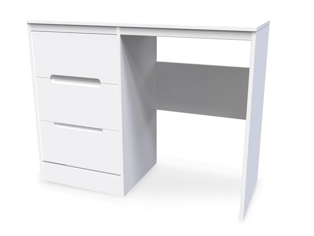 Welcome Monaco Single Pedestal Dressing Table (Assembled)