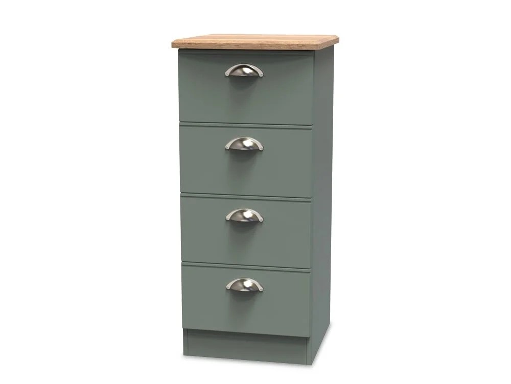 Welcome Victoria 4 Drawer Narrow Chest of Drawers (Assembled)