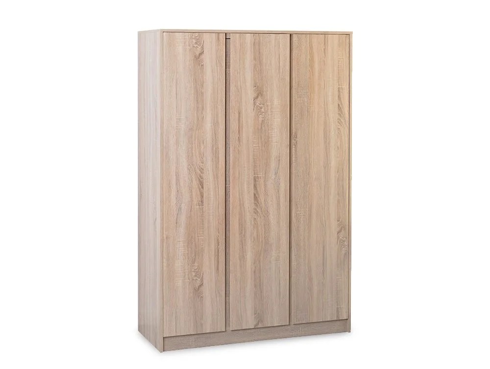 Seconique Malvern Sonoma Oak 3 Door Triple Wardrobe