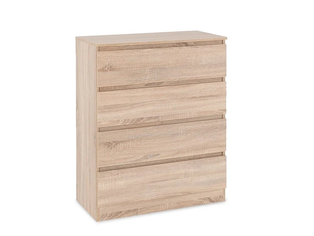 Seconique Malvern Sonoma Oak 4 Drawer Chest of Drawers