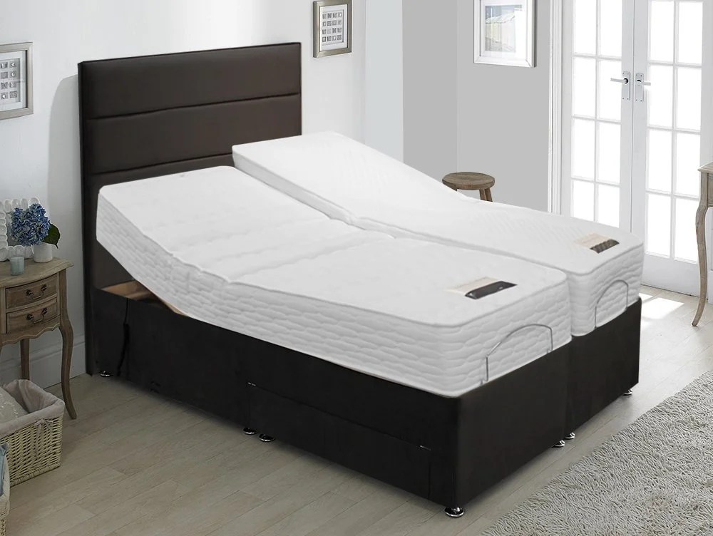 ASC Contour Memory and Contour Adaptive Gel Dual Tension Electric Adjustable Bed