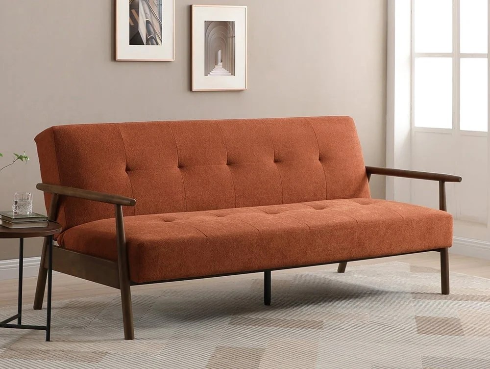 Kyoto Berkeley Taupe Textured Weave Sofa Bed