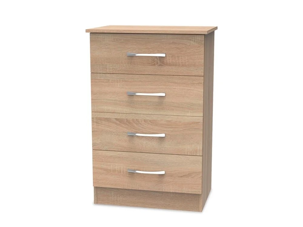 Welcome Avon 4 Drawer Midi Chest of Drawers (Assembled)