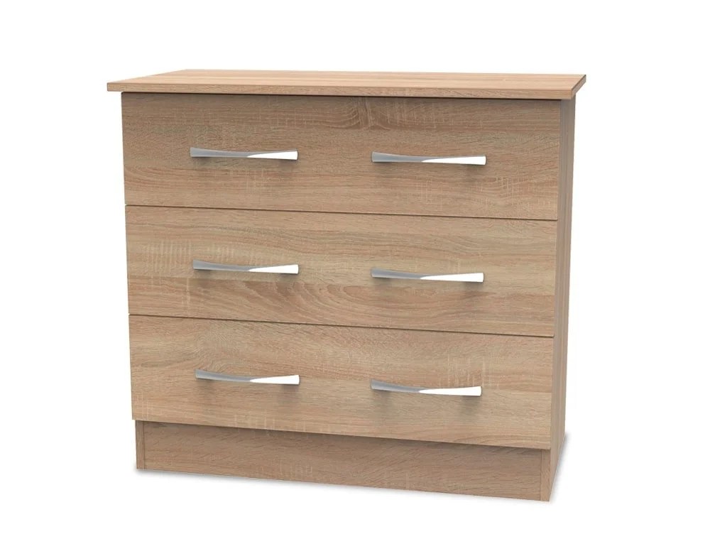 Welcome Avon 3 Drawer Chest of Drawers (Assembled)