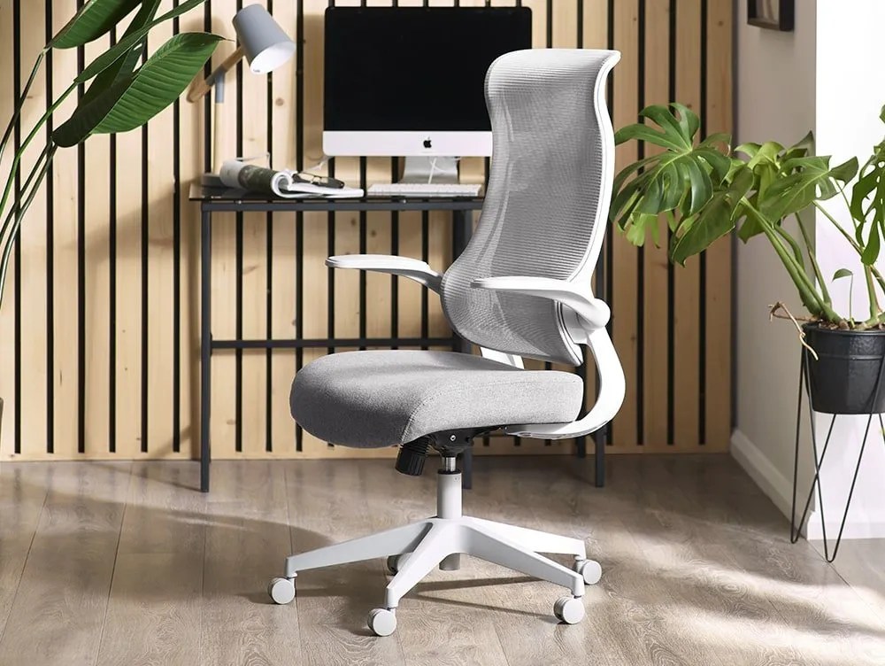 Julian Bowen Archer Grey Mesh Office Chair
