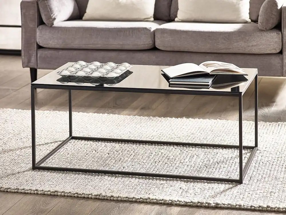 Julian Bowen Chicago Smoked Glass Coffee Table