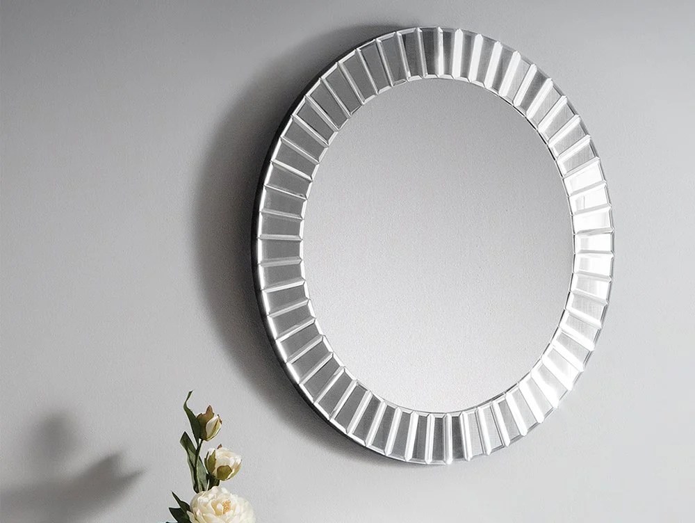 Julian Bowen Sonata Round Wall Mirror