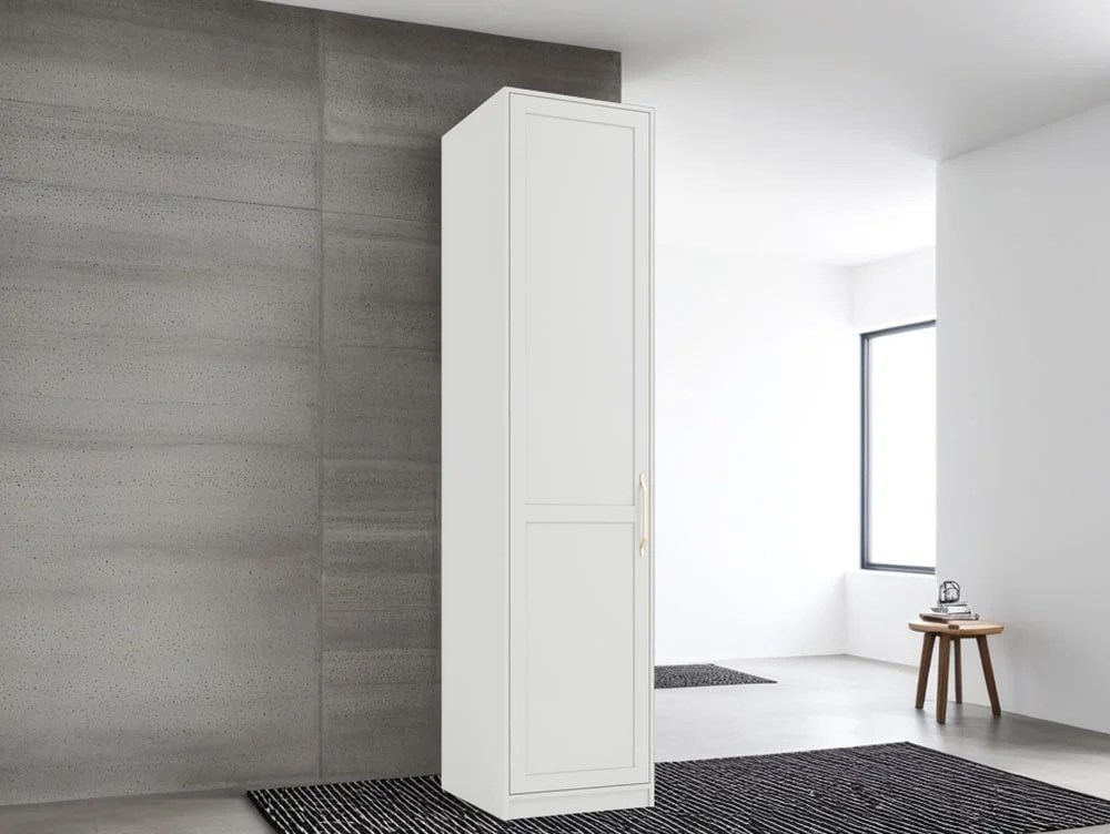 LPD Austen White 1 Door Wardrobe