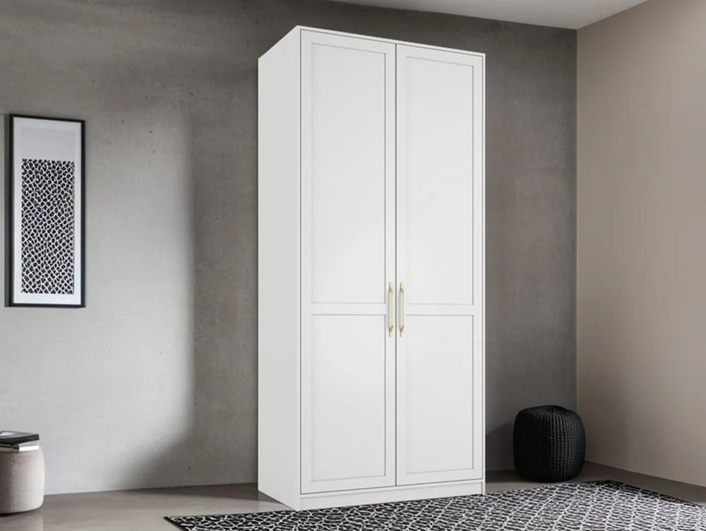 LPD Austen White 2 Door Wardrobe