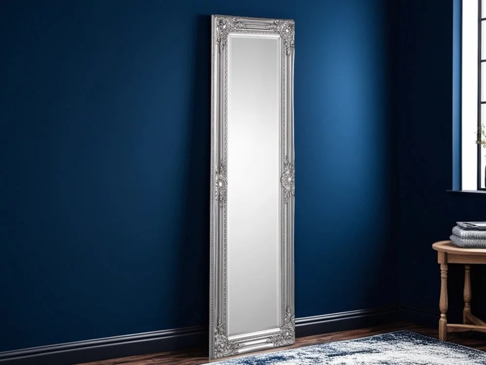 Julian Bowen Palais Pewter Effect Wall Mirror