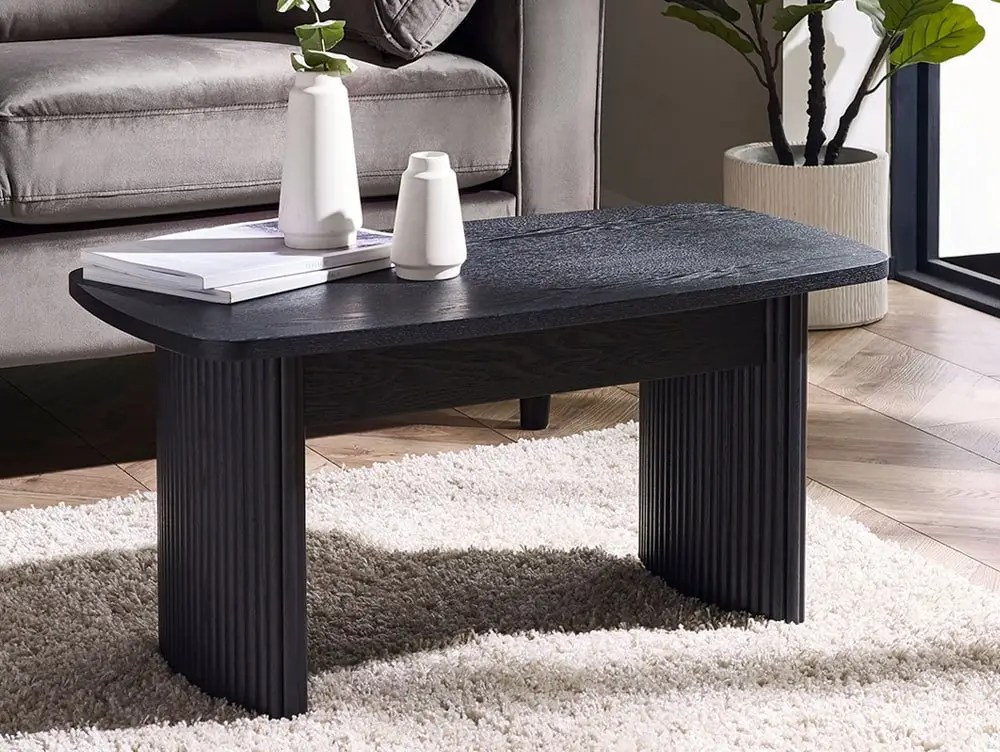 Julian Bowen Louis Black Ash Coffee Table