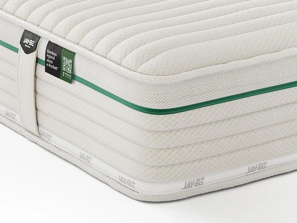 Jay-Be Natural Fresh Bamboo Hybrid 2000 e-Pocket Mattress in a Box