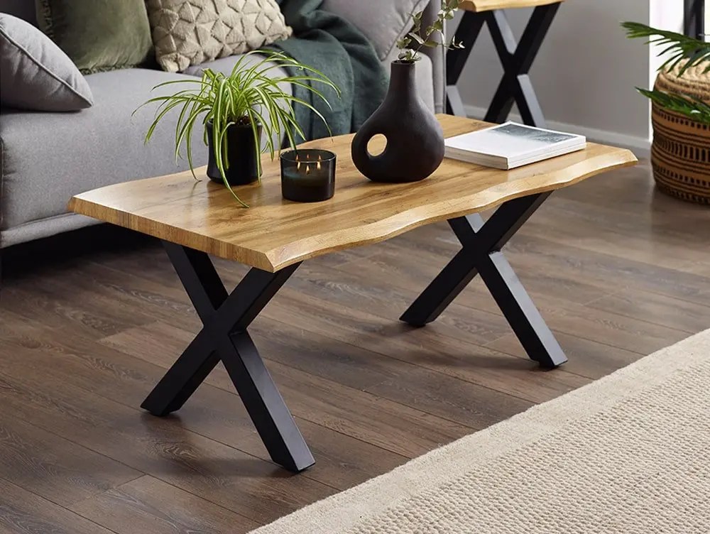 Julian Bowen Harvey Oak Coffee Table