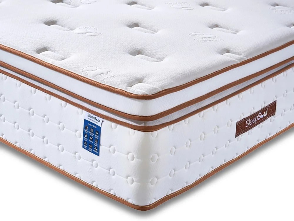 SleepSoul Space Memory Pocket 3000 Boxtop Mattress in a Box