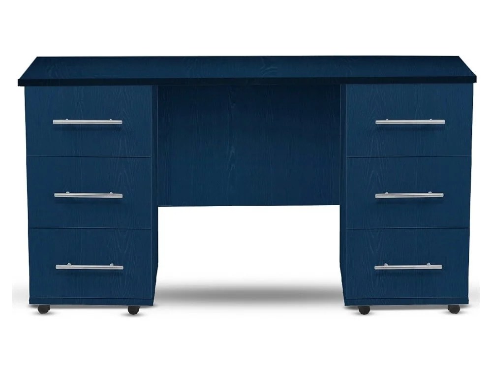 ASC Venice Double Pedestal Dressing Table (Assembled)