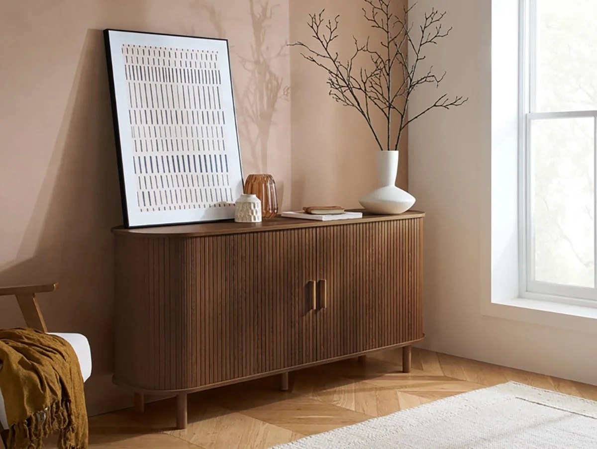 Birlea Axel Walnut 2 Door Sideboard