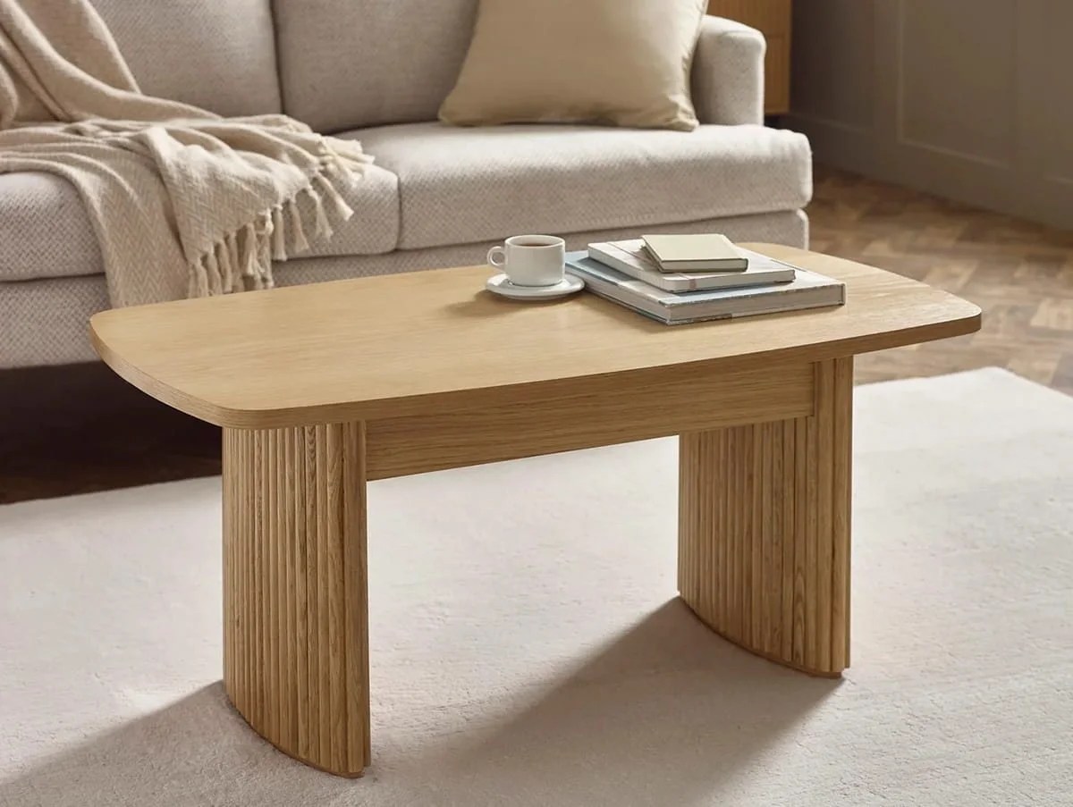 Julian Bowen Louis Oak Wooden Coffee Table