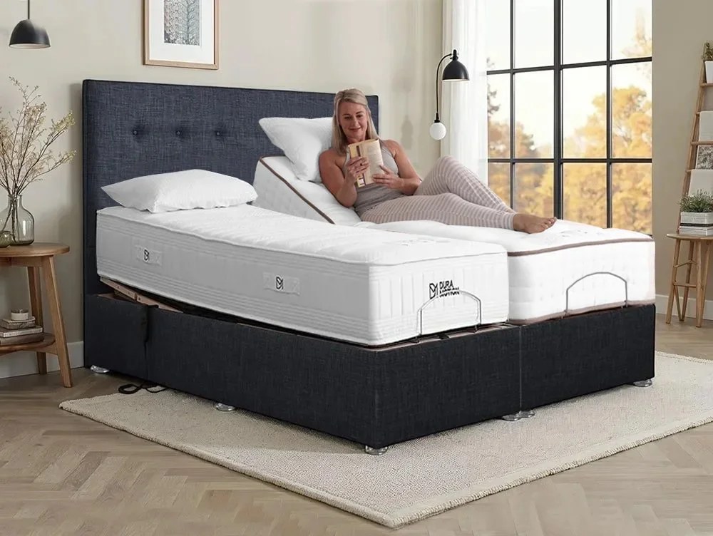 Dura Motion Memory Pocket and Natural Pocket 1000 Dual Tension Electric Adjustable Bed