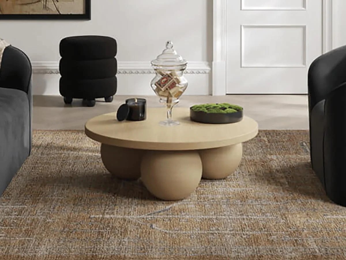 LPD Kenji Calico Wooden Coffee Table (Assembled)