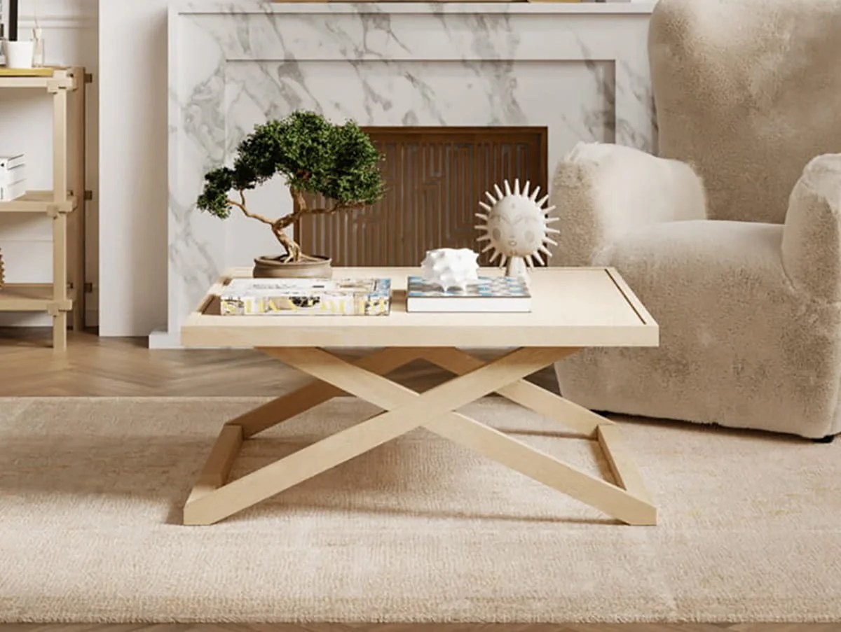 LPD Sage Blonde Wooden Coffee Table