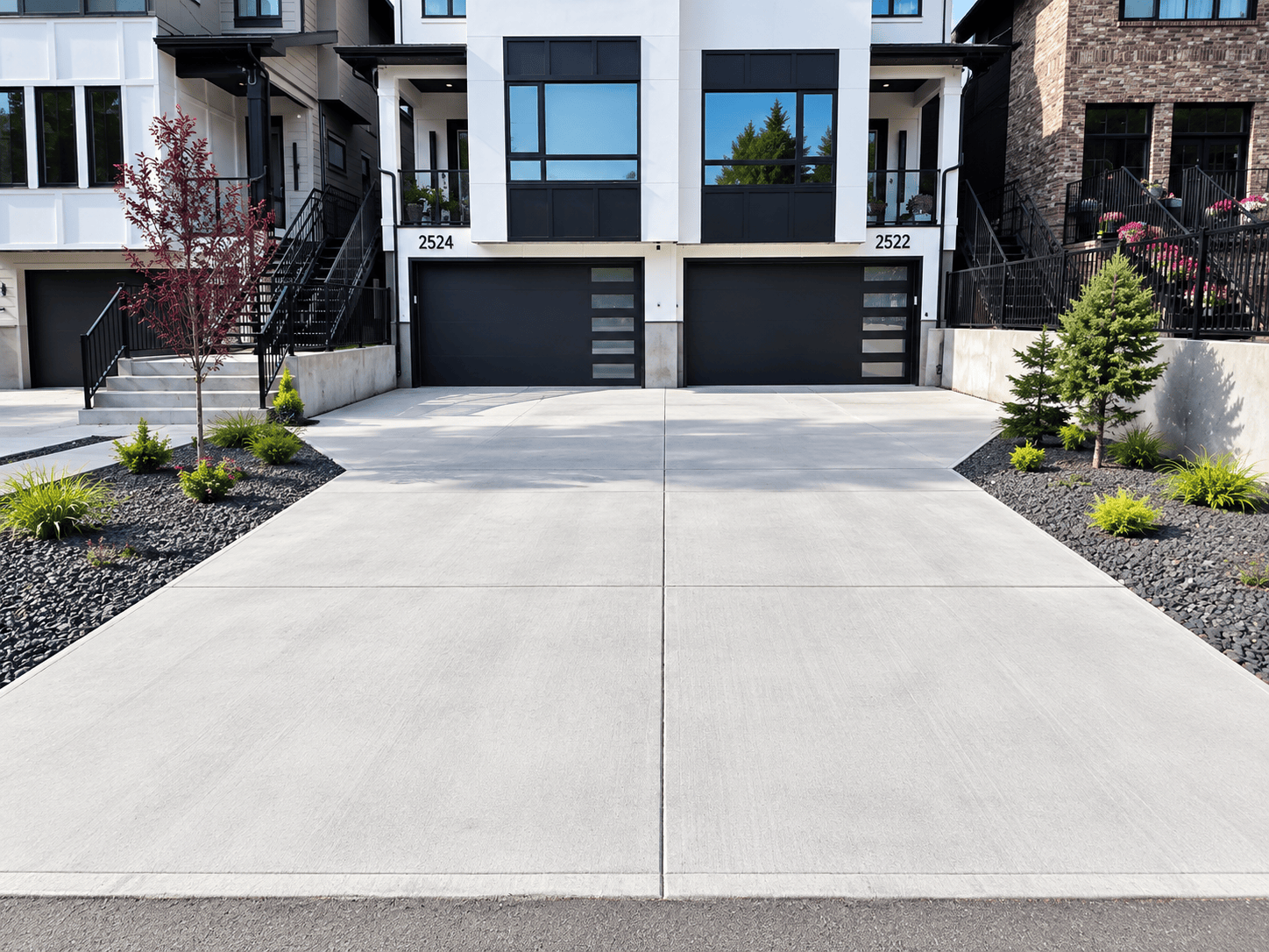Concrete Contractor Calgary – finished concrete driveway