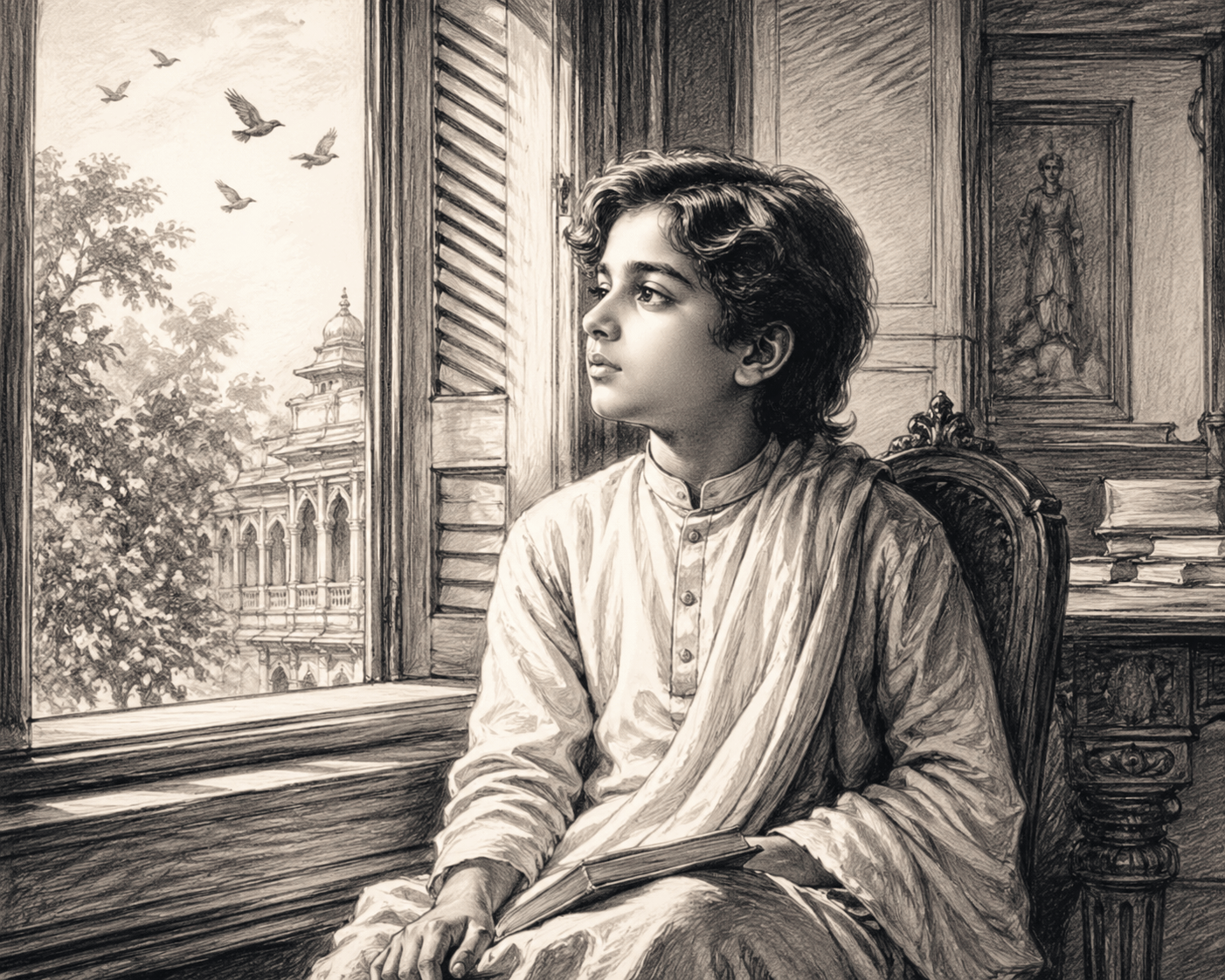 রবীন্দ্রনাথ ঠাকুরের ছেলে বেলা