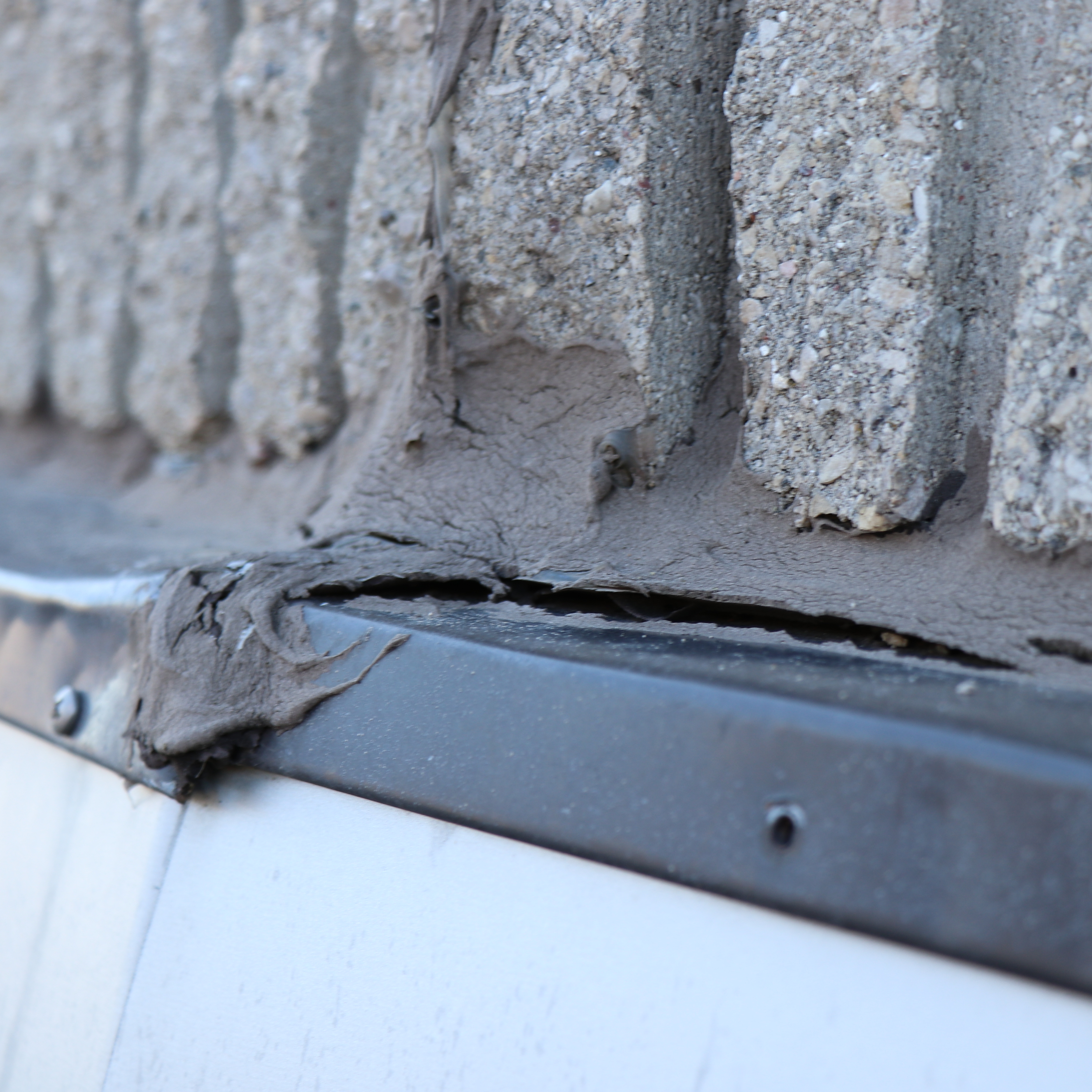 Gaps in caulk