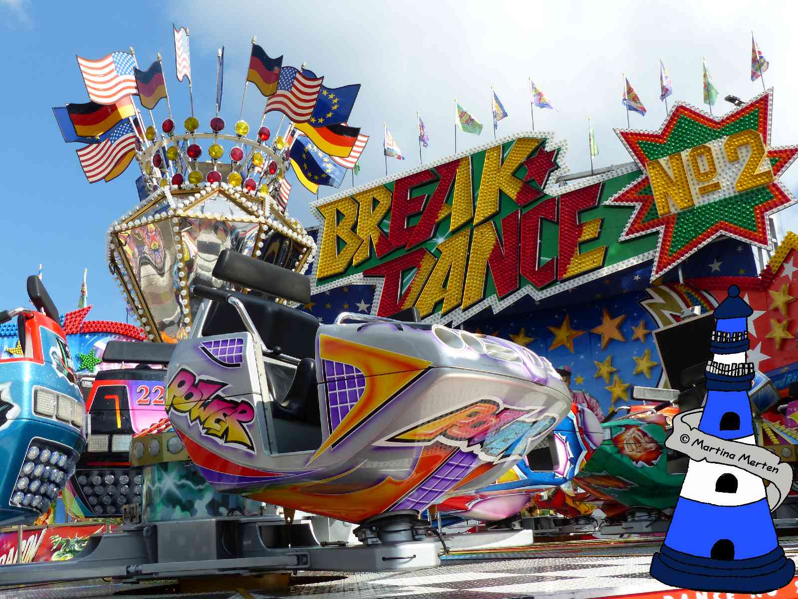 Echter diamant im brillantschliff, schriftzug; Break Dance Princess - Breakerin aus Leidenschaft