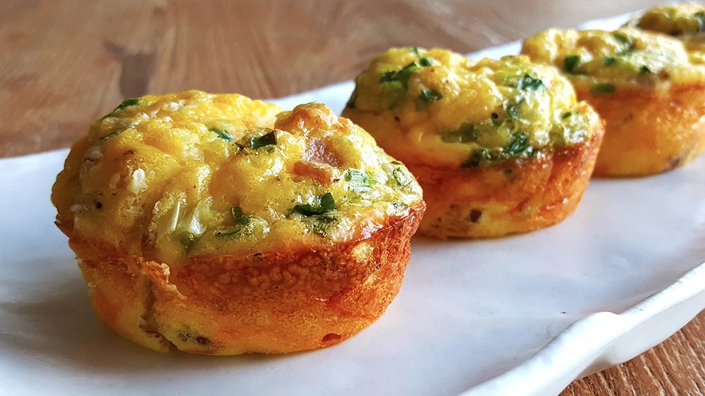 Fluffy egg bites