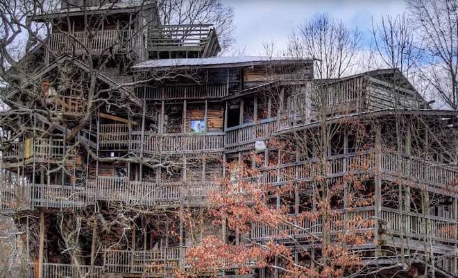 Les photos de la plus grande cabane en forêt au monde ...