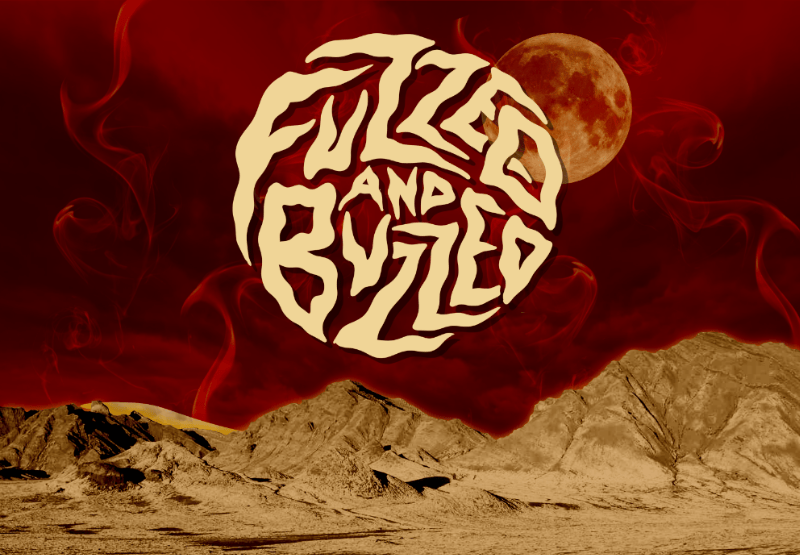 Fuzzed And Buzzed logo and branding. Stoner Rock and heavy music records anad promotion.
