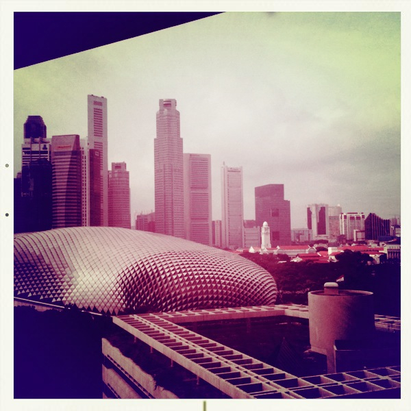 Esplanade Theater in Singapore...