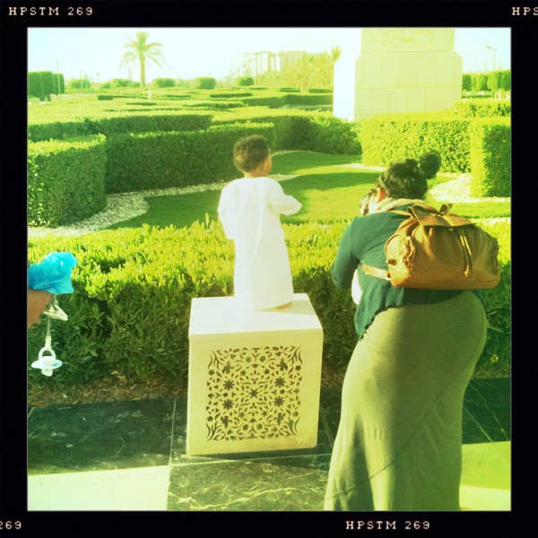 baby on a pedestal...