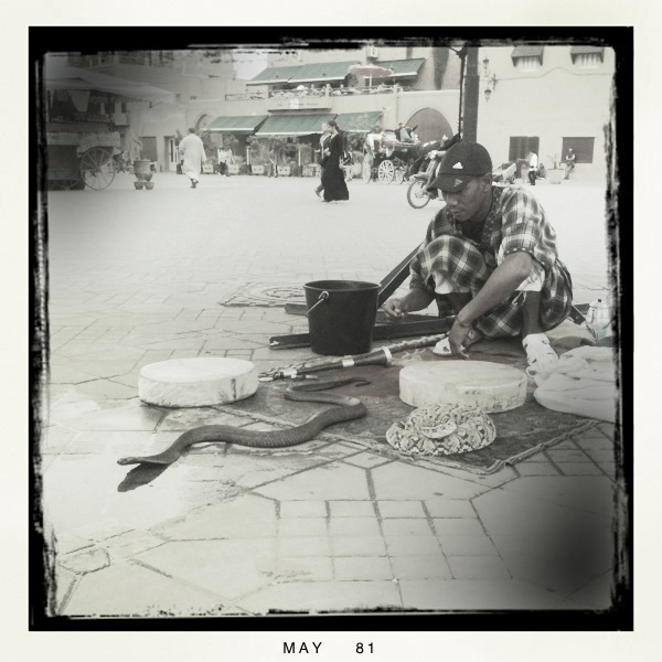 snake charmer...