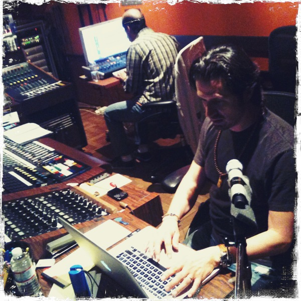 Aureo and Rafa manning the ship at Sunset Sound Recorders...