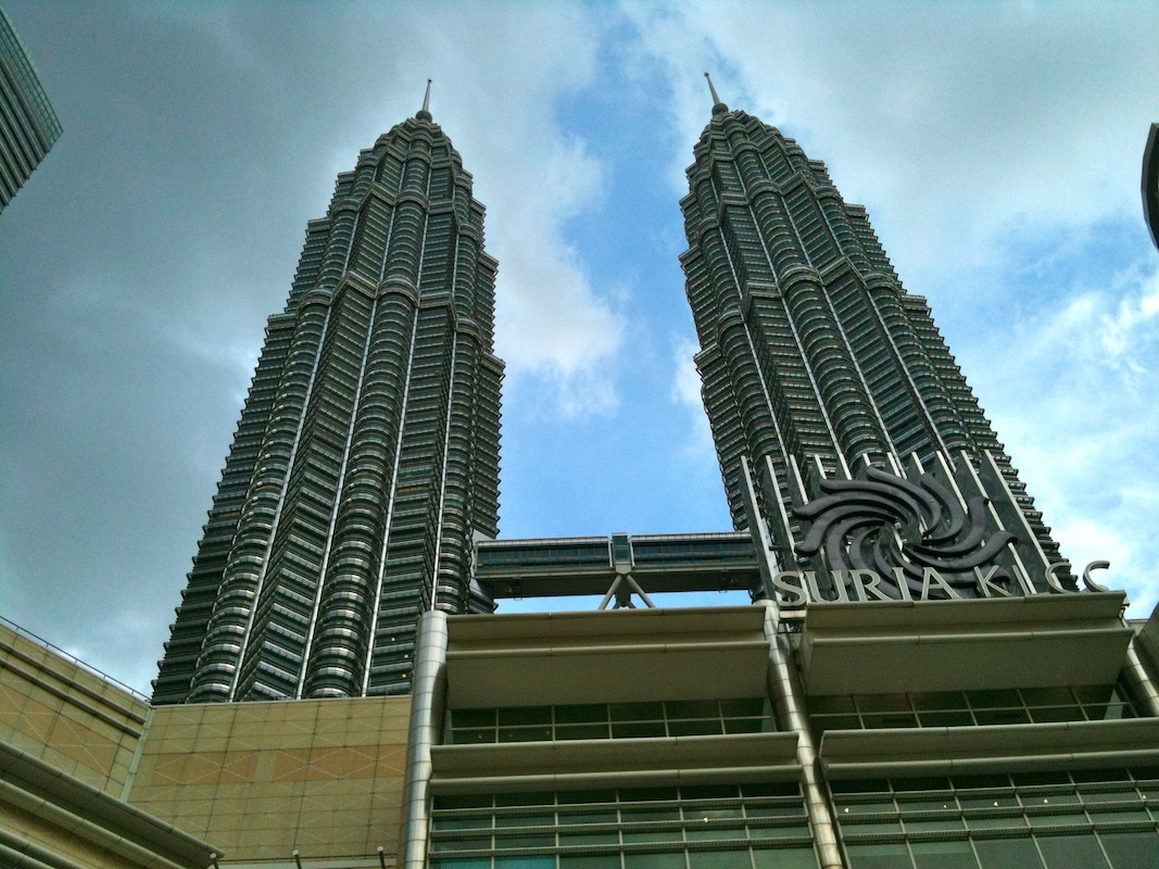 twin towers of Kuala Lumpur...