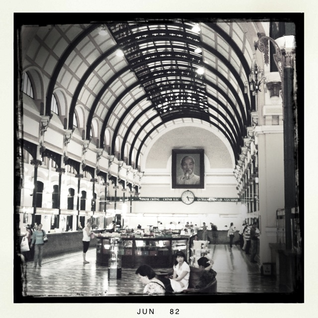 Ho Chi Minh post office...