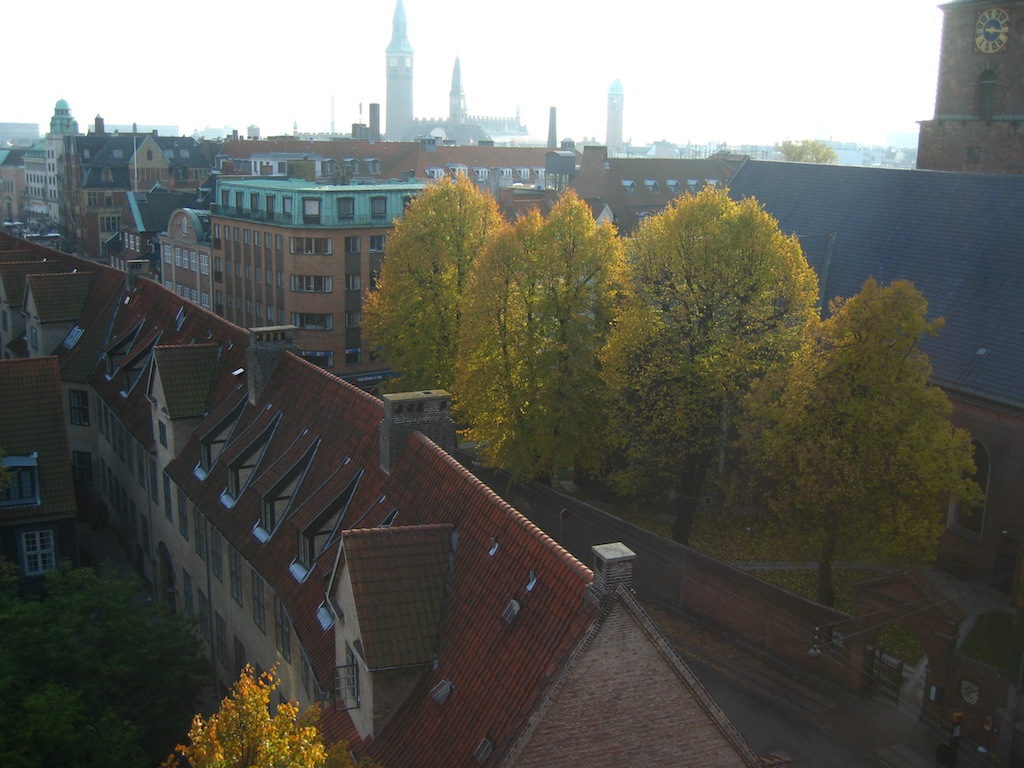 rooftops in Copenhagen...