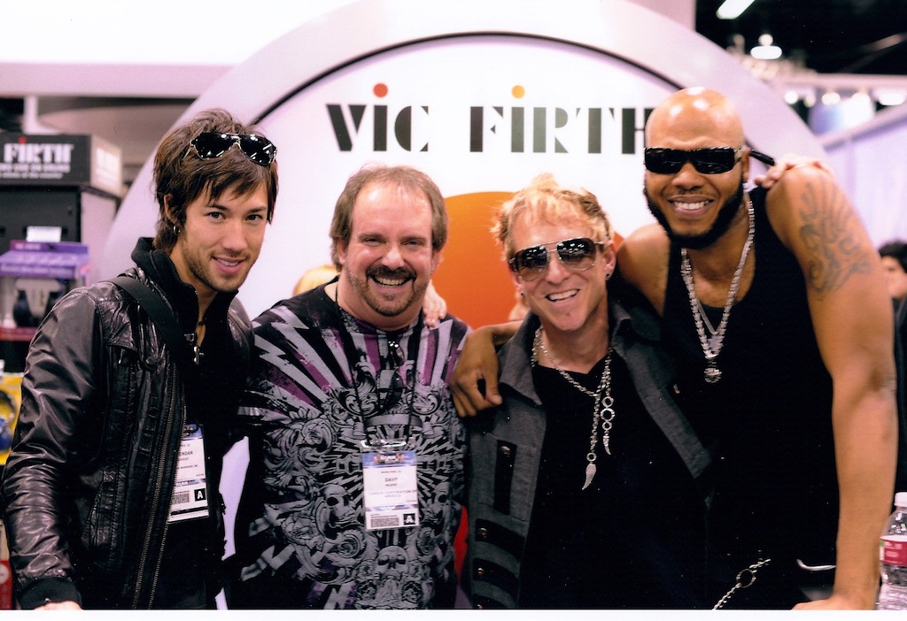 NAMM Show 2009, Vic Firth booth...