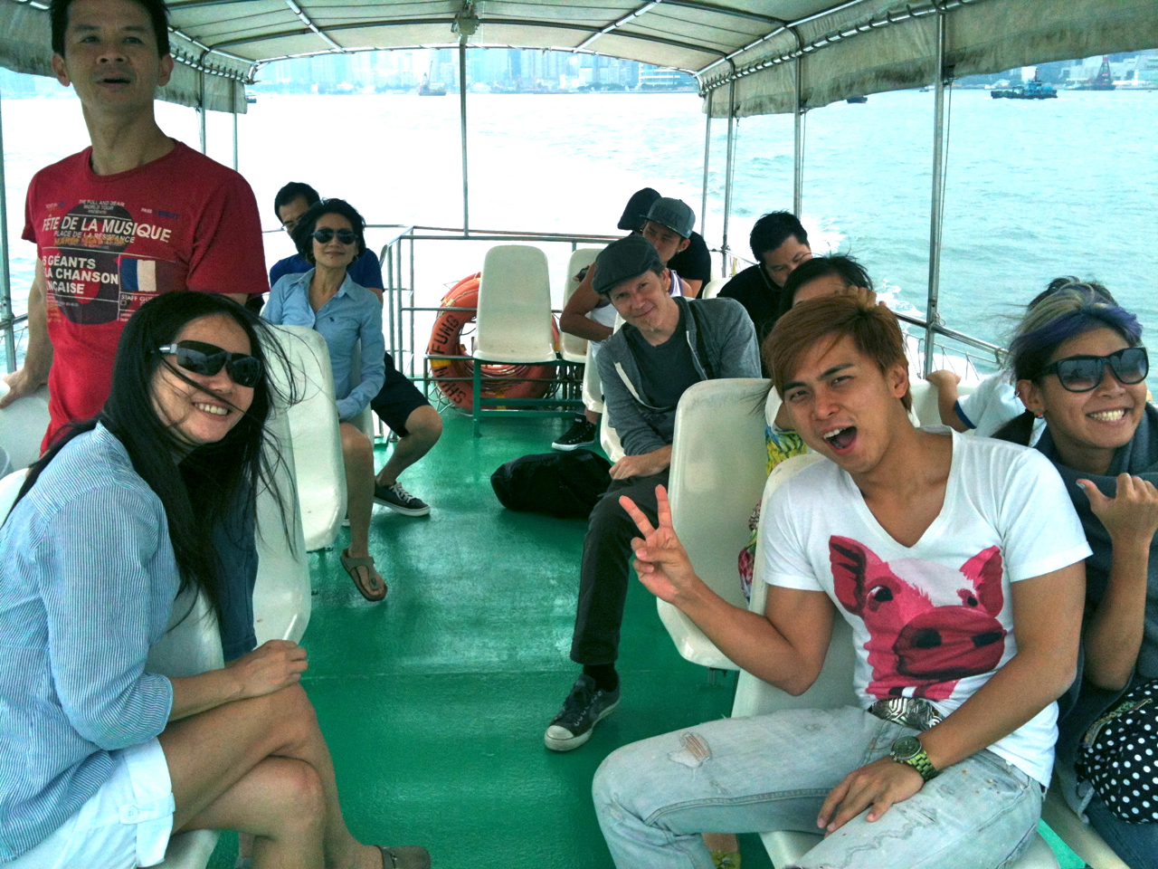 a boat ride with the band...
