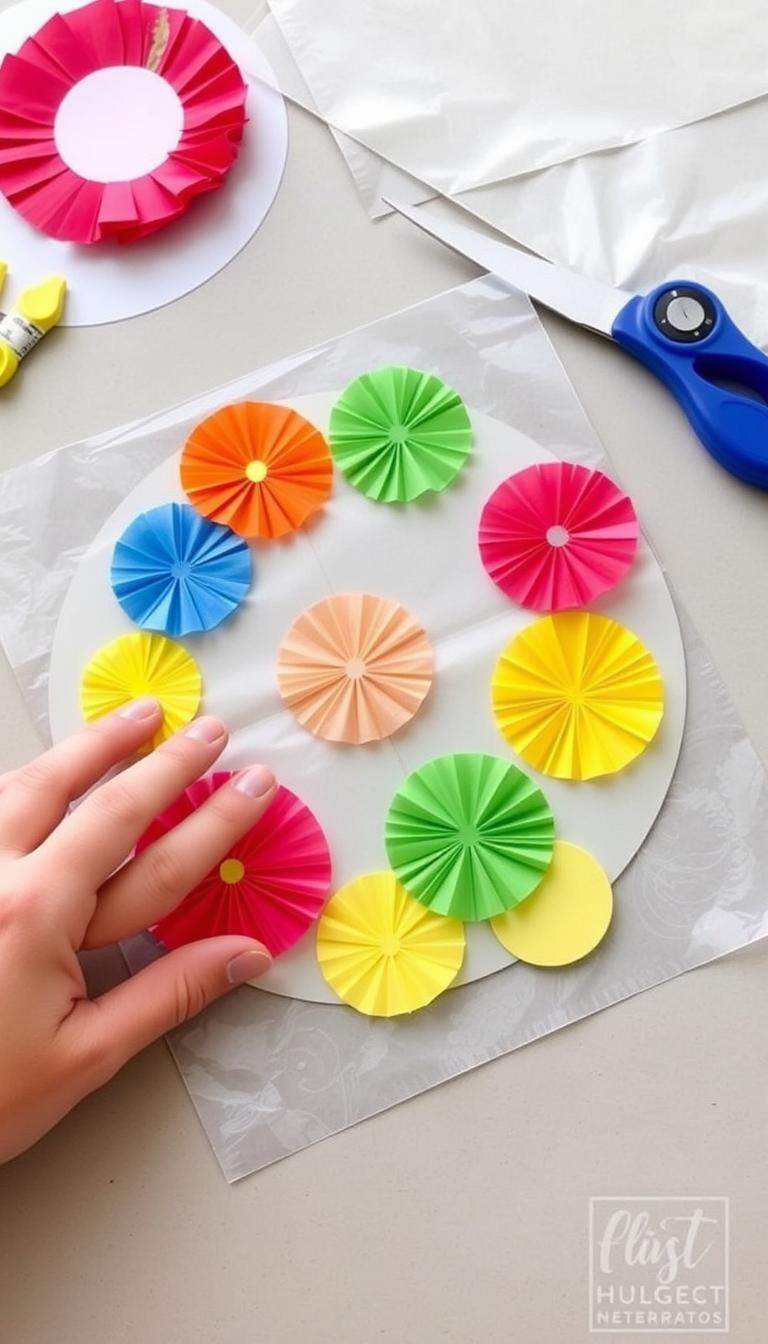 DIY paper sun catcher tutorial