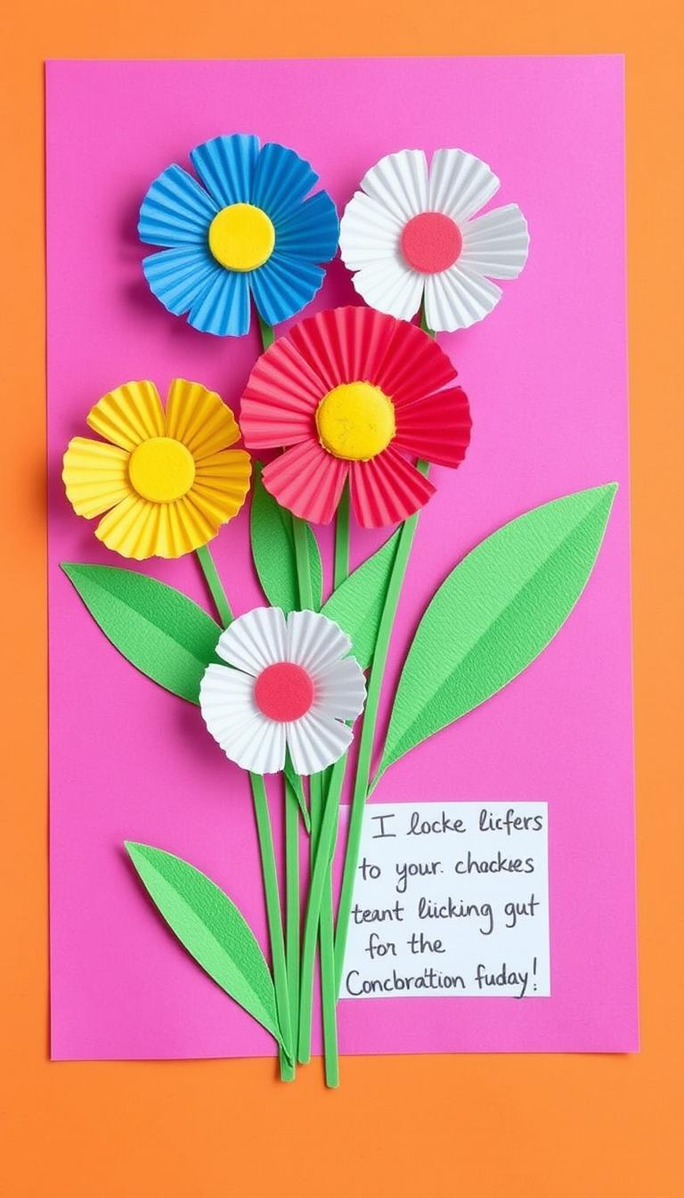 paper flower card tutorials