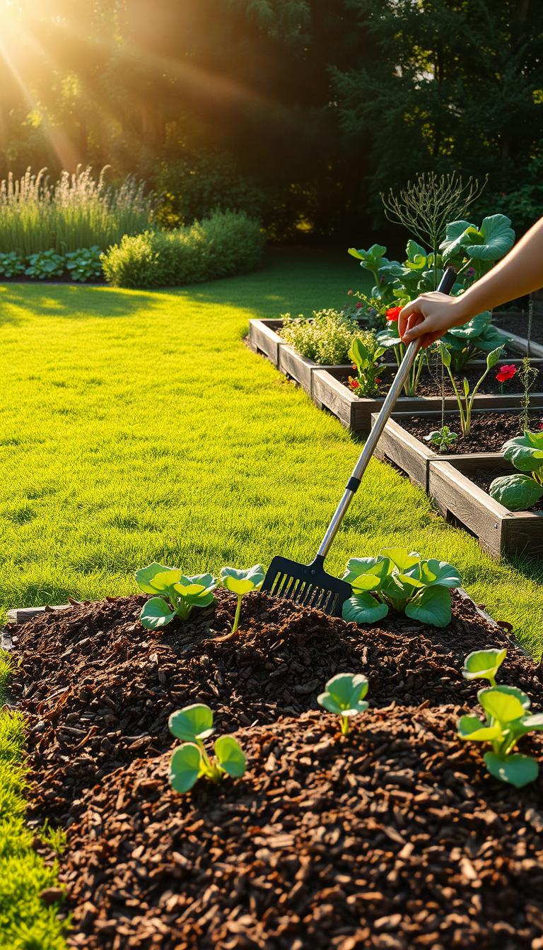 mulching garden