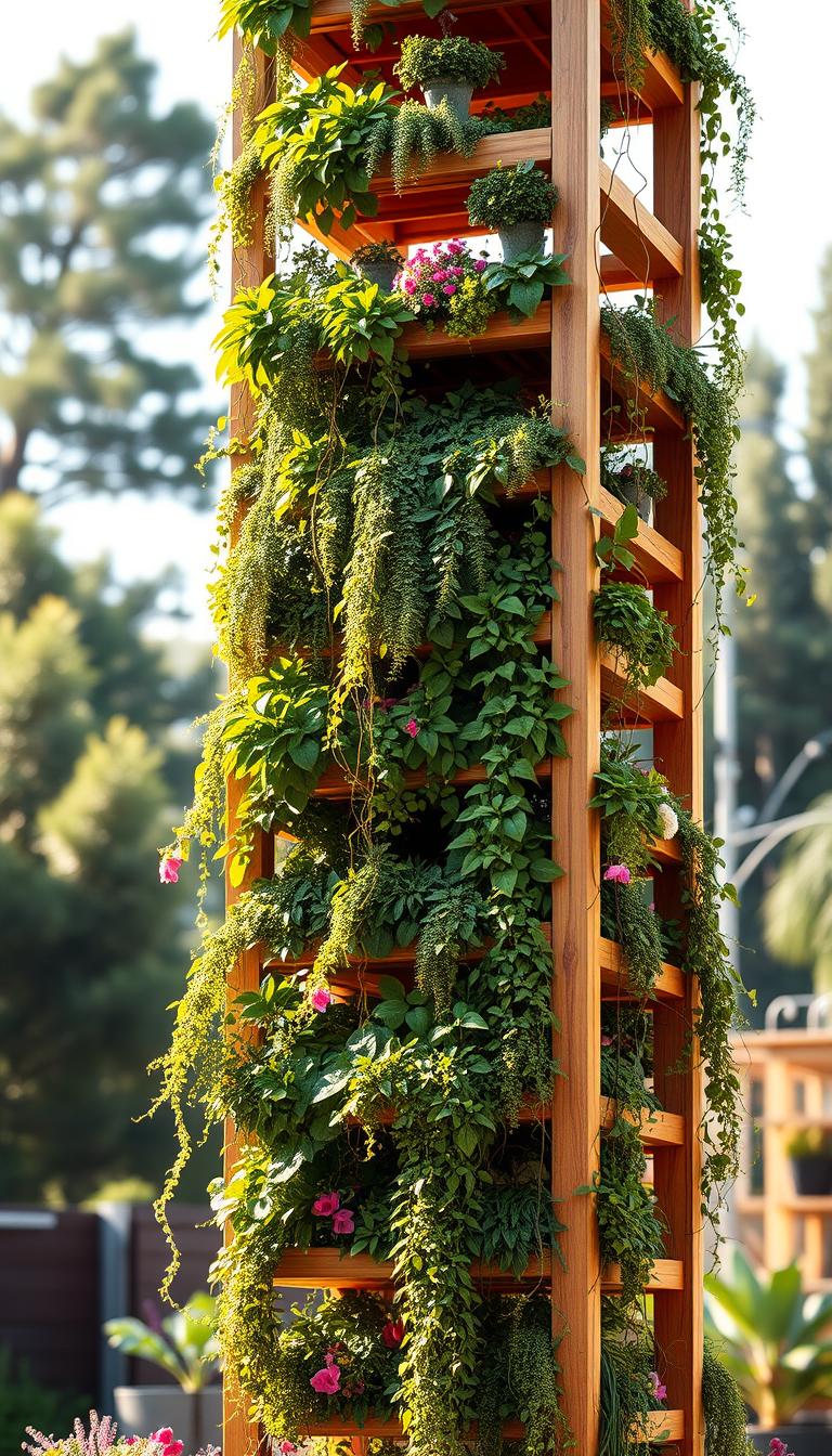 vertical gardening structures