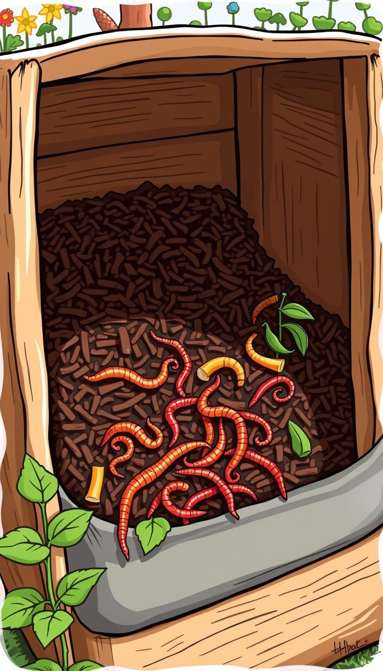 worm composting bin