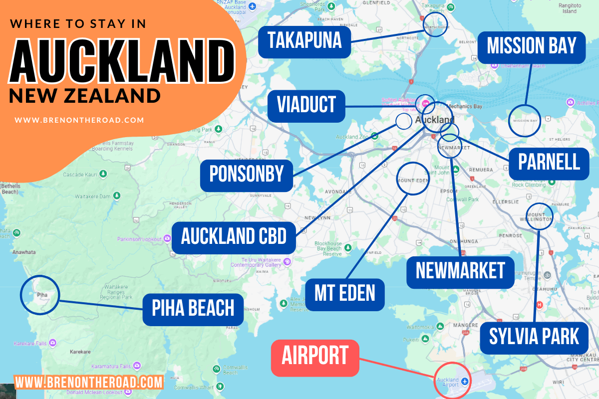 Things To Do Where Eat And Stay In Auckland Top MAP.