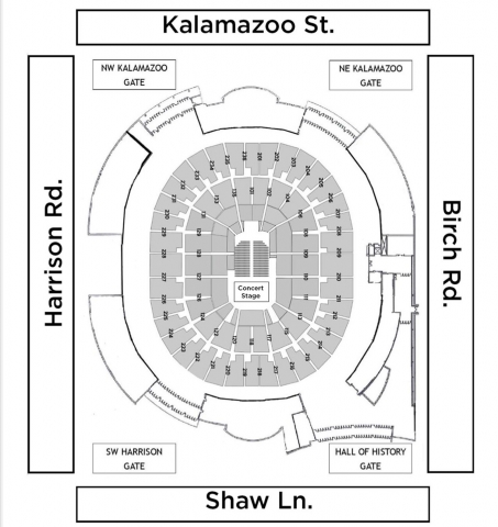 Mcdonel residence hall is situated nearby to sanford natural area,. Seating Maps Breslin Student Events Center