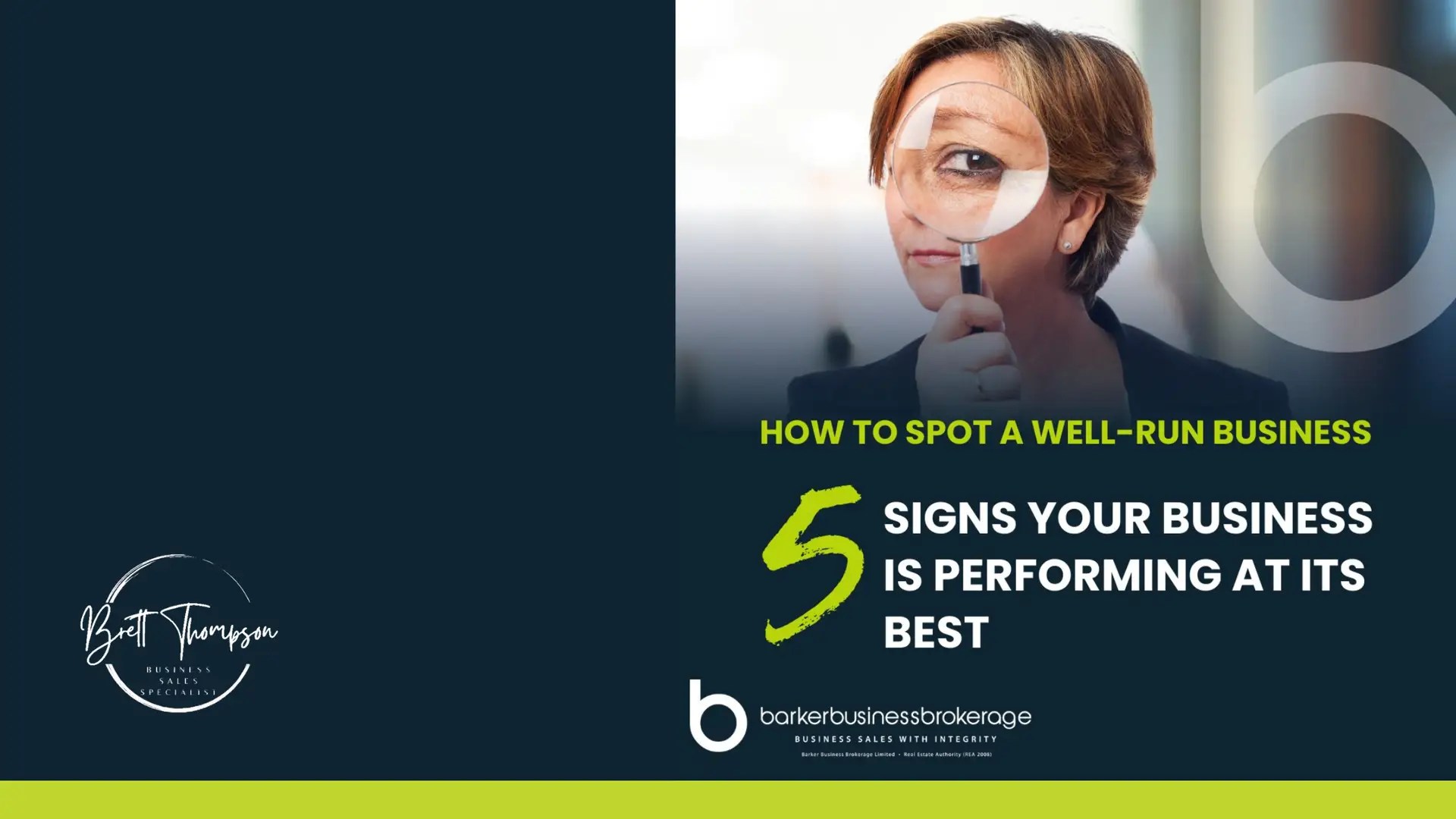 hump day help how to spot a well run business