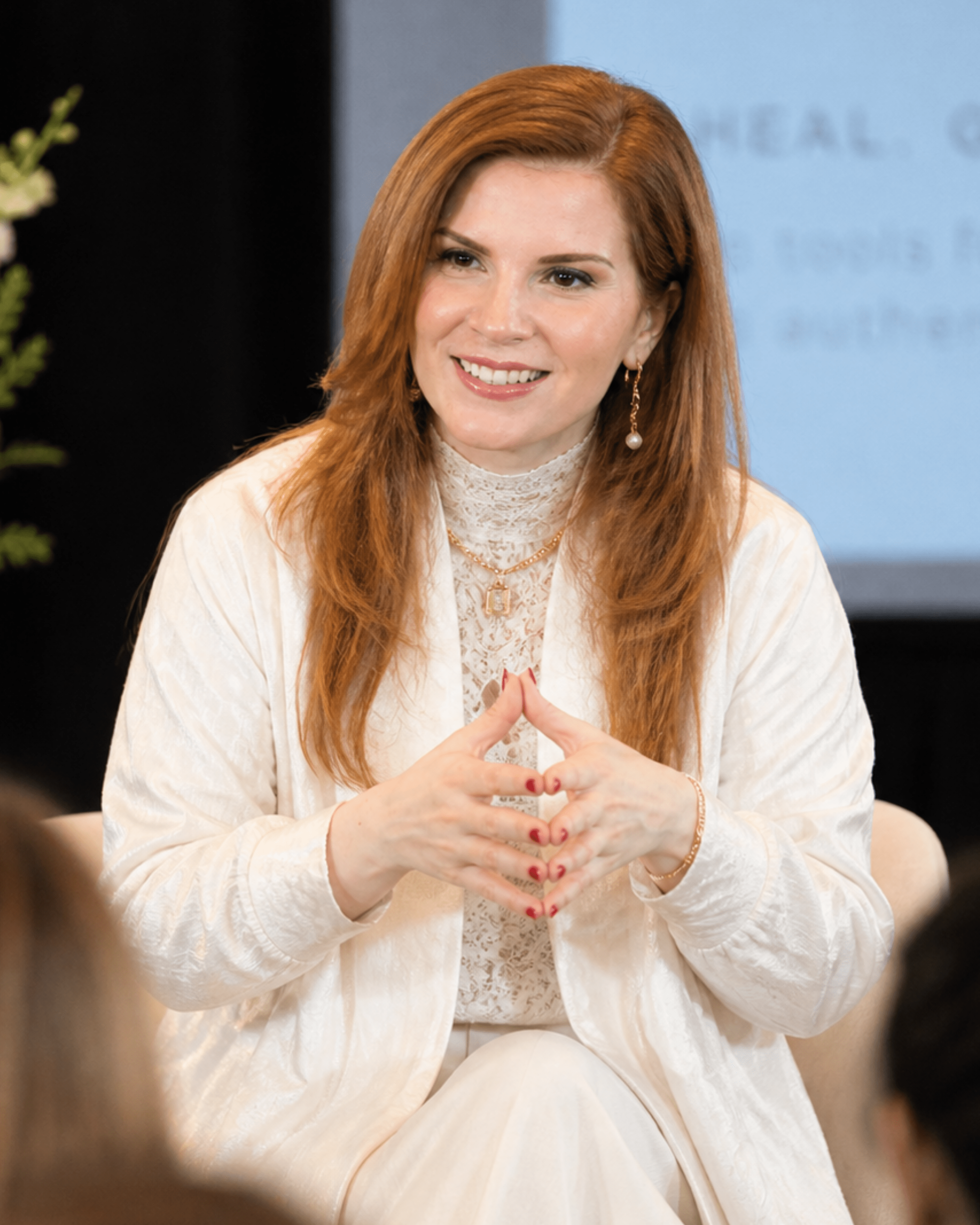 author with audience