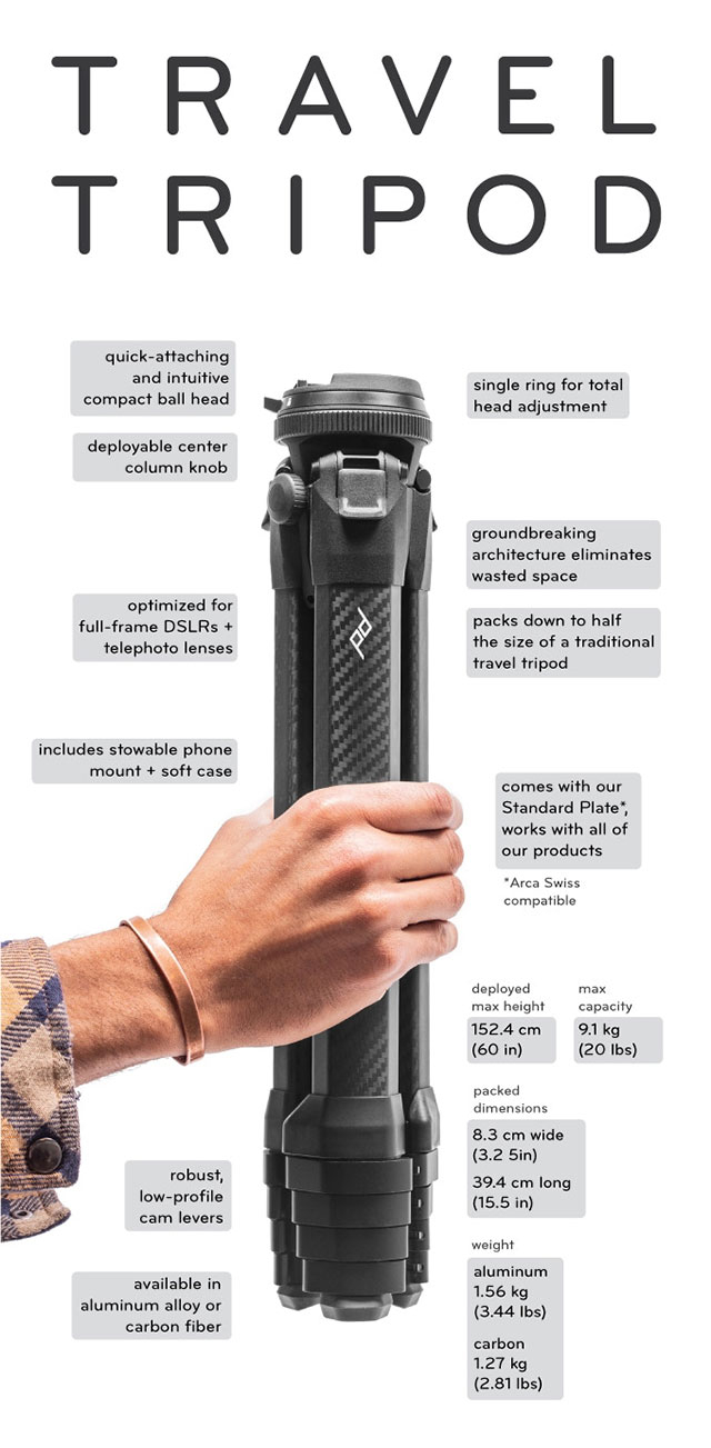 peak design - ひできんPEAKDESIGN 三脚 Travel Tripod Peak Design Travel Tripod (Carbon Fiber)